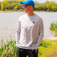 Preston Innovations Grey Performance Sun Shirt UPF-40